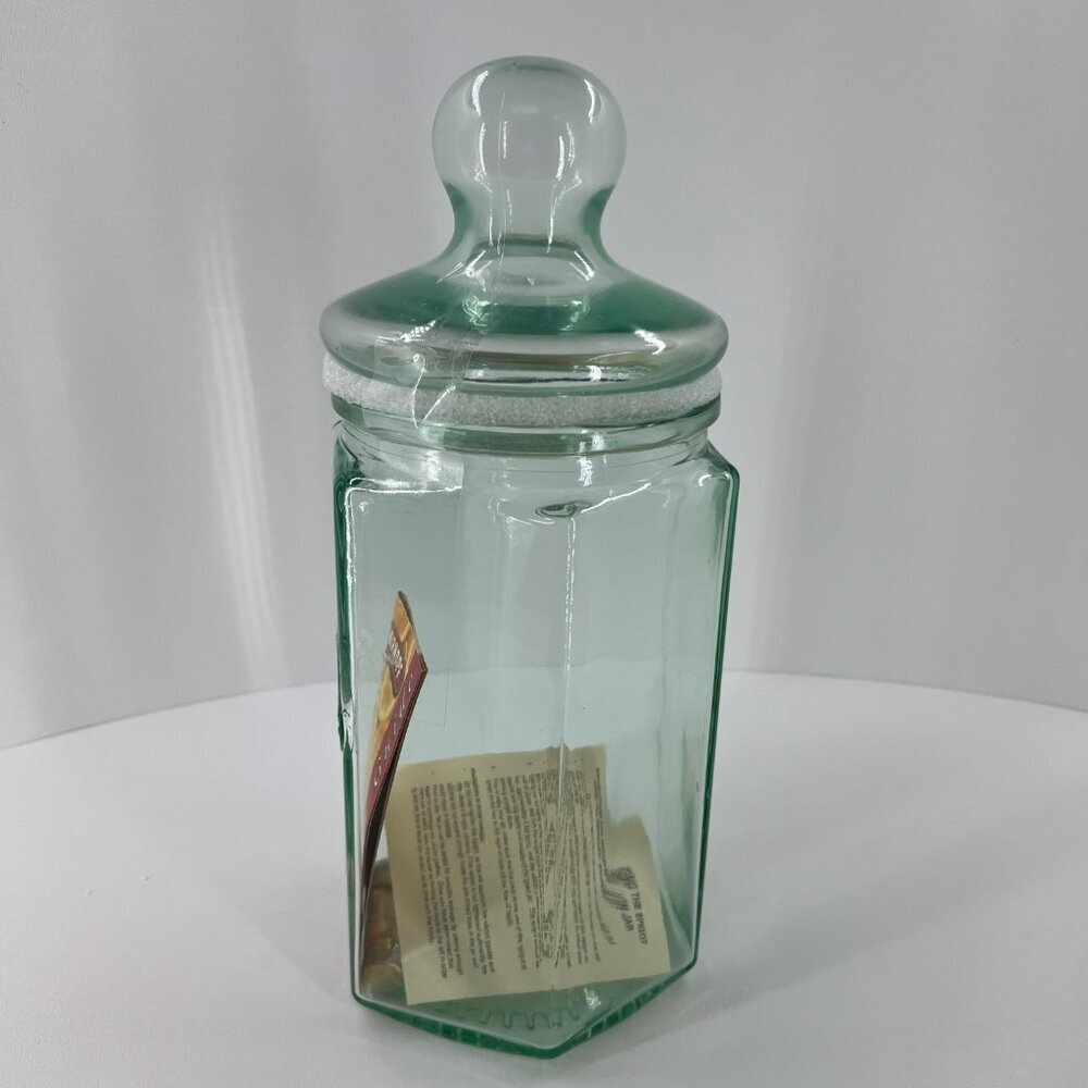 Smirnoff Infusion Jar Made In Italy Green Glass W/ Lid New Boxed - Picture 3 of 16